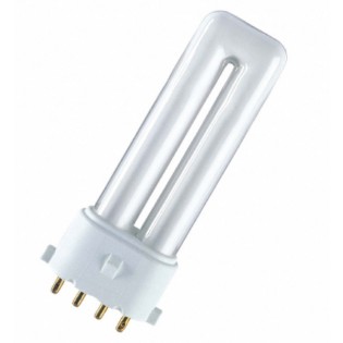 Лампа люминесцентная компактная OSRAM DULUX S/E - 7W/840 400lm 2G7 4000K - 4050300020167