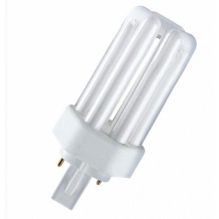 Лампа люминесцентная компактная OSRAM DULUX T PLUS - 26W/830 1800lm GX24d-3 3000K - 4050300342061