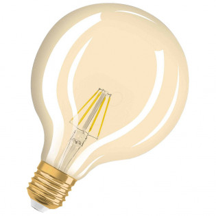 Лампа светодиодная 1906 LED Globe 4W/824 230V FIL GD E27 Gold OSRAM 4052899962071