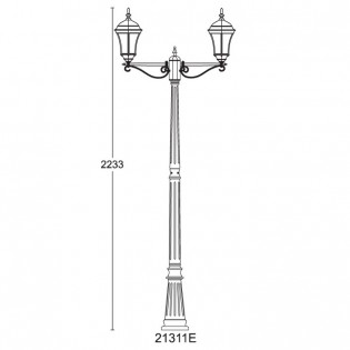 Светильник парковый 21311E DALLAS І Lusterlicht