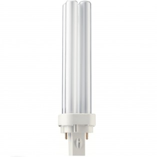 Лампа компактная люминесцентная - Philips MASTER PL-C 2-pin 18W 4000K G24d-2 1200lm - 927905784040