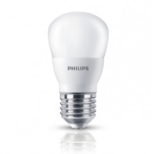 Лампа светодиодная LEDBulb 4-40W E27 3000K 220V P45 (APR) 350lm Philips - 929001160907