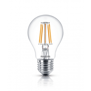 Лампа светодиодная филаментная LED classic 9W (75W) A60 E27 WW CL DIM 1PF/4 Philips 929002428666