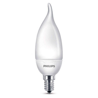 Лампа світлодіодна свічка на вітру ESSLED Candle 6W 620lm E14 827 BA35 NDFRRCA Philips 929002972007