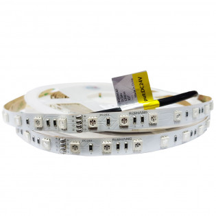 Светодиодная лента 60шт/м 13,2Вт/м SMD 5050 IP33 24V RGB Premium Rishang