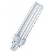 Лампа люминесцентная компактная OSRAM DULUX D - 13W/840 900lm G24d-1 4000K - 4050300010625