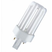 Лампа люминесцентная компактная OSRAM DULUX T PLUS - 26W/830 1800lm GX24d-3 3000K - 4050300342061