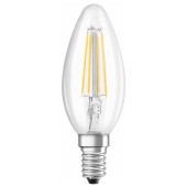 Лампа світлодіодна свічка LED CL B40 DIM 4,8W/840 230V FIL E14 OSRAM 4058075434943