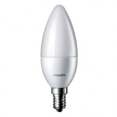 Лампа светодиодная свеча EcohomeLEDCandle 5W 500lm E14 840 B35 NDFR Philips 929002968837