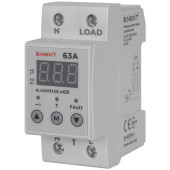 Реле контролю напруги однофазне 63А з індикацією e.control.v09 E.NEXT