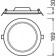 Светильник светодиодный встраиваемый DL SLIM DN155 12W/3000K WT IP20 Ledvance OSRAM - 4058075079038