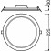 Светильник светодиодный встраиваемый DL SLIM DN210 18W/4000K WT IP20 Ledvance OSRAM - 4058075079113