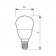 Лампа светодиодная шар ESSLEDLustre 6.5-75W E14 840 P45 FR Philips 929002274607 (929002971707)