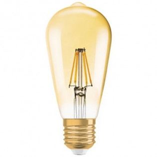 Лампа светодиодная 1906 LEDISOND 6,5W/824 230V FIL GOLD E27 OSRAM - 4052899972360