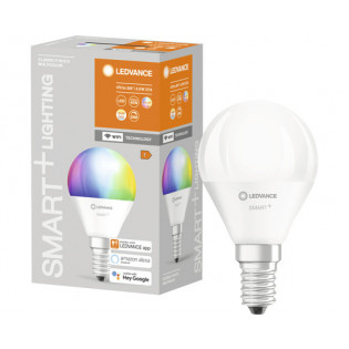 Умная led лампа SMART+ WiFi P40 5W 230V RGBWFR E14 Ledvance Osram 4058075485631