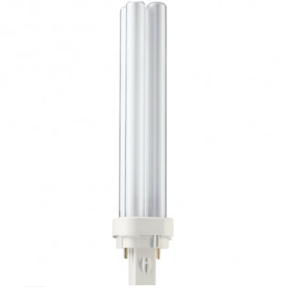 Лампа компактная  PL-C 26W/830/2P G24d-3, 3000К, 26Вт Philips