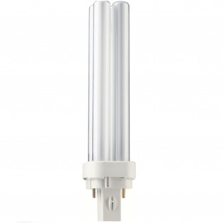 Лампа компактная люминесцентная - Philips MASTER PL-C 2-pin 18W 4000K G24d-2 1200lm - 927905784040