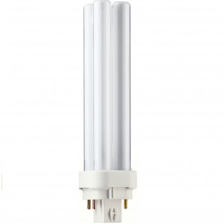 Лампа компактная люминесцентная - Philips MASTER PL-C 4-pin 18W 3000K G24q-2 1200lm - 927907283040