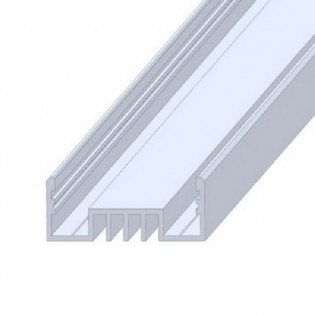 Профиль для светодиодной ленты ЛСО накладной 2м