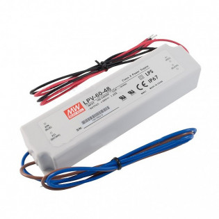 Блок питания LPV-60-48 60W DC48V IP67 Mean Wel