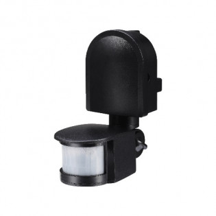 Датчик движения инфракрасный черный e.sensor.pir.10F.black s061005 E.NEXT