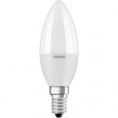 Лампа светодиодная VALUE CL B40 4,9W/827 220-240V FR E14 2700К (КОРОБКА) матовая OSRAM 4052899326453