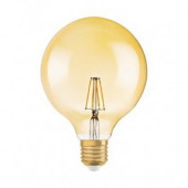 Лампа светодиодная - 1906 LED GLOBE 6,5W/824 230V FIL Gold DIM E27 OSRAM - 4058075808997