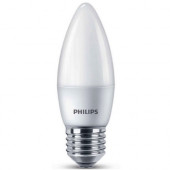 Лампа светодиодная свеча ESSLEDCandle 4-40W E27 827 B35NDFR RCA Philips- 929001886307