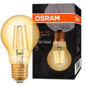 Лампа світлодіодна філаментна 1906 LCL A55 6,5W/824 230V FIL GD E27 OSRAM 4058075293298