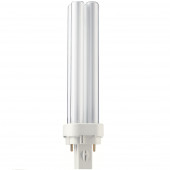 Лампа люмінесцентна компактна - Philips MASTER PL-C 2-pin 18W 3000K G24d-2 1200lm - 927905783040