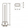 Лампа люмінесцентна компактна 2G7 11Вт/840 DULUX S/E OSRAM - 4050300020181
