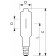 Лампа металогалогенна керамічна - Philips HPI-T 220V 2000W 4200K E40 189000lm - 928073609231